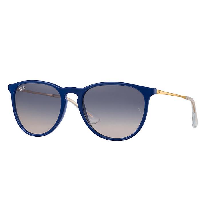 Ray-ban Women's Erika @collection Gold Sunglasses, Blue Lenses - Rb4171