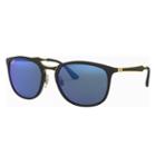 Ray-ban Gold Sunglasses, Blue Lenses - Rb4299