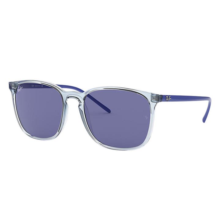 Ray-ban Blue Sunglasses, Violet Lenses - Rb4387