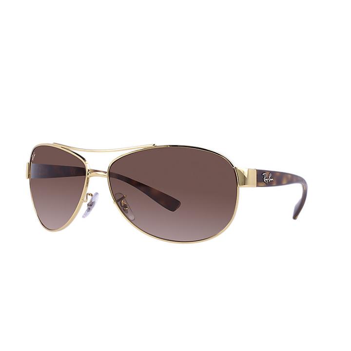Ray-ban Blue  Sunglasses, Brown Lenses - Rb3386