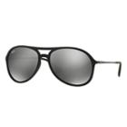 Ray-ban Alex Black Sunglasses, Gray Lenses - Rb4201