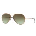Ray-ban Aviator Large Metal Ii Copper Sunglasses, Green Lenses - Rb3026