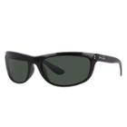 Ray-ban Balorama Black Sunglasses, Polarized Green Lenses - Rb4089