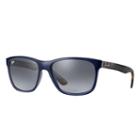 Ray-ban @collection Blue Sunglasses, Gray Lenses - Rb4181