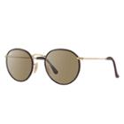 Ray-ban Round Craft Gold Sunglasses, Brown Lenses - Rb3475q