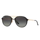 Ray-ban Men's Blaze Double Bridge Gold Sunglasses, Gray Lenses - Rb4292n