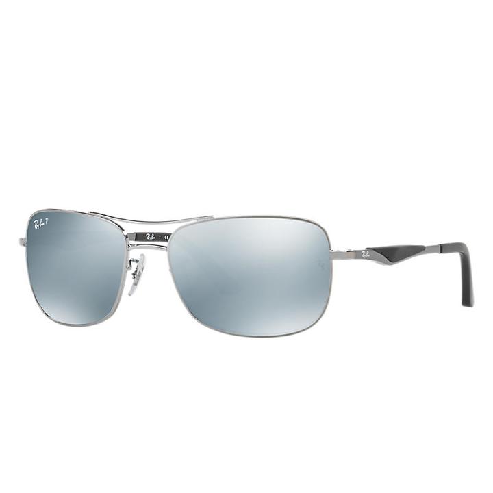 Ray-ban Gunmetal Sunglasses, Polarized Gray Lenses - Rb3515