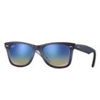 Ray-ban Original Wayfarer Floral Blue Sunglasses, Blue Sunglasses Lenses - Rb2140