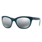 Ray-ban Women's Blue Sunglasses, Gray Lenses - Rb4216