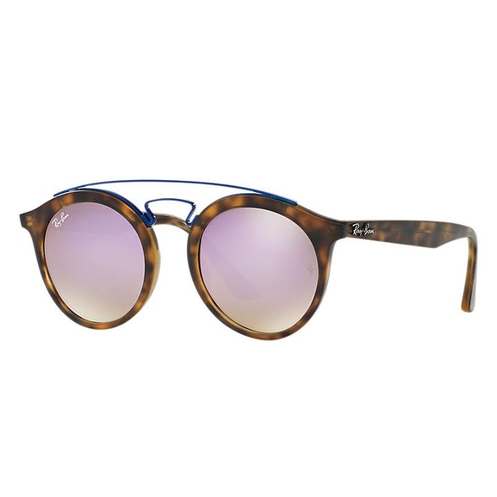 Ray-ban Gatsby I Blue Sunglasses, Violet Lenses - Rb4256