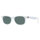 Ray-ban Men's New Wayfarer Liteforce White Sunglasses, Green Lenses - Rb4207