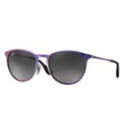 Ray-ban Women's Erika Metal Purple Sunglasses, Gray Lenses - Rb3539