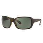 Ray-ban Blue Sunglasses, Polarized Green Lenses - Rb4068