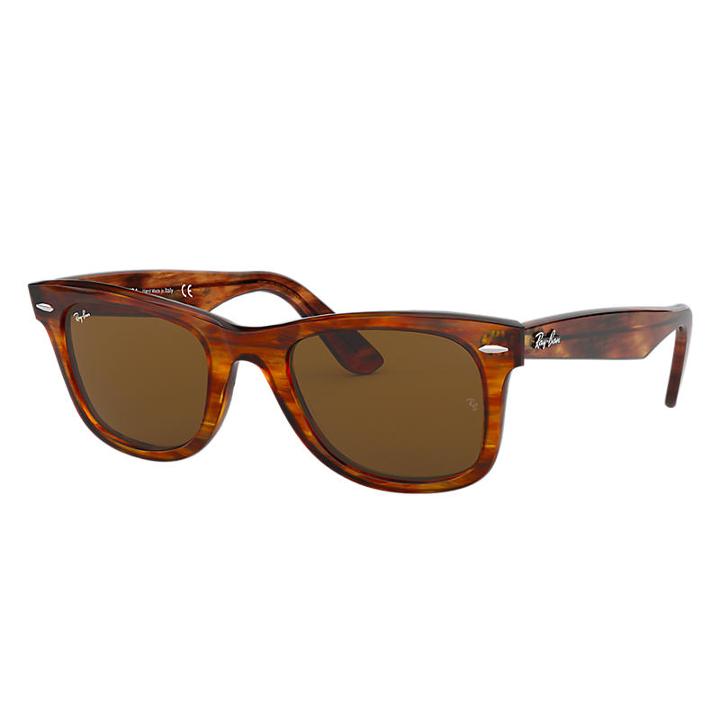 Ray-ban Men's Original Wayfarer Tortoise Sunglasses, Brown Lenses - Rb2140
