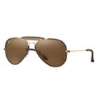 Ray-ban Men's Outdoorsman Craft Gold Sunglasses, Brown Lenses - Rb3422q