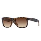 Ray-ban Justin Classic Blue Sunglasses, Brown Lenses - Rb4165