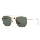 Ray-ban Men's Gold Sunglasses, Green Lenses - Rb3557