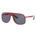 Ray-ban Scuderia Ferrari Collection Red Sunglasses, Gray Lenses - Rb4308m