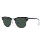 Ray-ban Men's Clubmaster Color Mix Blue Sunglasses, Green Lenses - Rb3016