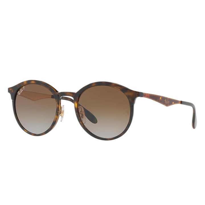Ray-ban Emma Blue Sunglasses, Polarized Brown Lenses - Rb4277