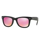 Ray-ban Wayfarer Folding Flash Lenses Black - Rb4105