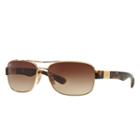 Ray-ban Tortoise Sunglasses, Brown Lenses - Rb3522