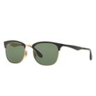 Ray-ban Black Sunglasses, Polarized Green Lenses - Rb3538