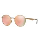Ray-ban Gold Sunglasses, Pink Lenses - Rb3537
