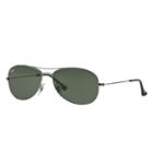 Ray-ban Men's Cockpit Gunmetal Sunglasses, Green Lenses - Rb3362