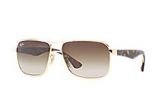 Ray-ban Men's Gold Sunglasses