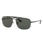 Ray-ban Colonel Black Sunglasses, Polarized Green Lenses - Rb3560