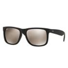 Ray-ban Men's Justin Color Mix Black Sunglasses, Yellow Lenses - Rb4165