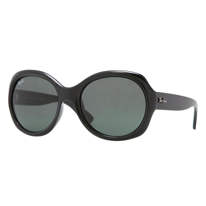 Ray-ban Women's Black Sunglasses, Green Lenses - Rb4191
