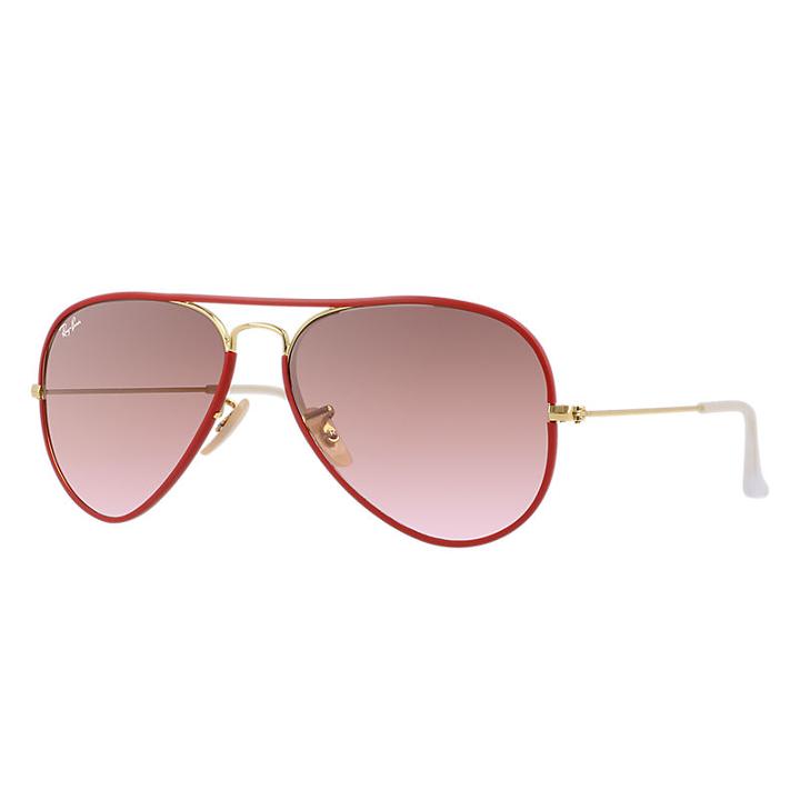 Ray-ban Men's Men's Aviator Full Color Gold  Sunglasses, Brown Lenses - Rb3025jm