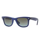 Ray-ban Original Wayfarer Color Mix Blue , Blue Sunglasses Lenses - Rb2140