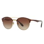 Ray-ban Blue Sunglasses, Brown Lenses - Rb3545
