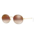 Ray-ban Gold Sunglasses, Brown Lenses - Rb3594