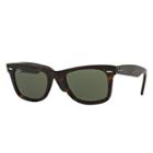 Ray-ban Original Wayfarer Distressed Blue Sunglasses, Green Lenses - Rb2140