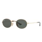 Ray-ban Oval Flat Lenses Gold - Rb3547n