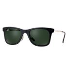 Ray-ban Wayfarer Light Ray Grey Sunglasses, Green Lenses - Rb4210