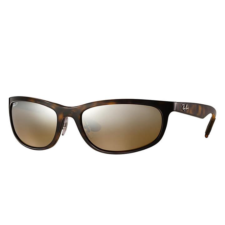 Ray-ban Men's Chromance Blue Sunglasses, Polarized Brown Lenses - Rb4265
