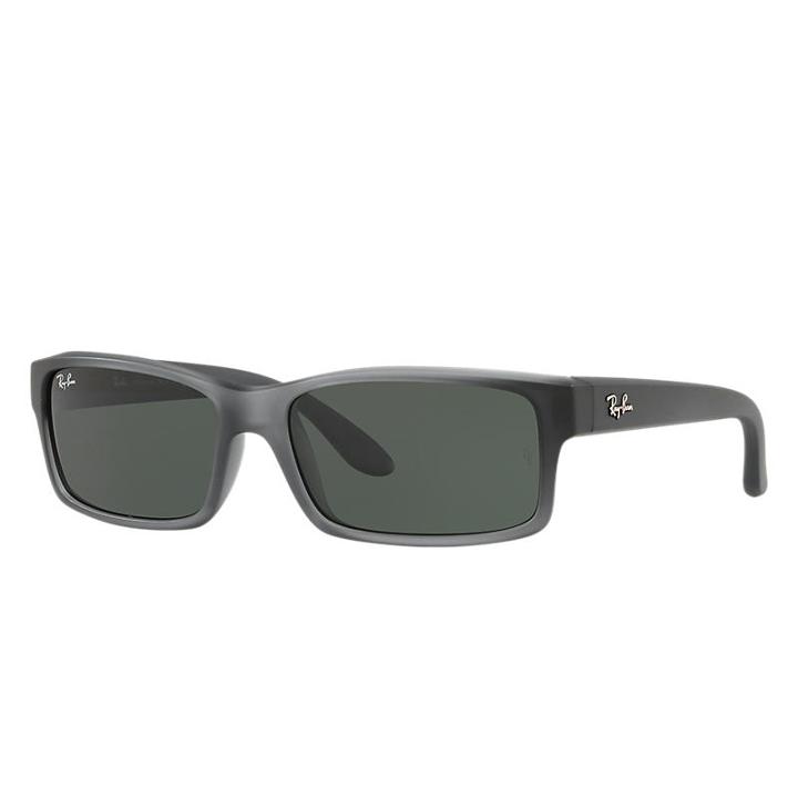 Ray-ban Men's Grey Sunglasses, Green Lenses - Rb4151