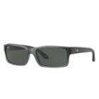 Ray-ban Men's Grey Sunglasses, Green Lenses - Rb4151