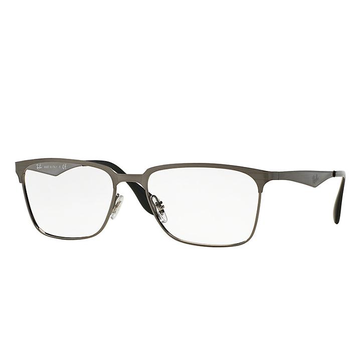Ray-ban Gunmetal Eyeglasses Sunglasses - Rb6344