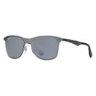 Ray-ban Wayfarer Flat Metal Gunmetal Sunglasses, Gray Lenses - Rb3521