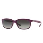 Ray-ban Purple Sunglasses, Polarized Gray Lenses - Rb4215