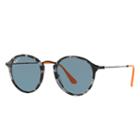 Ray-ban Men's Round Fleck Pop Black Sunglasses, Polarized Gray Lenses - Rb2447