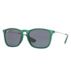 Ray-ban Men's Chris Green Sunglasses, Gray Lenses - Rb4187