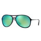 Ray-ban Alex Black Sunglasses, Green Lenses - Rb4201