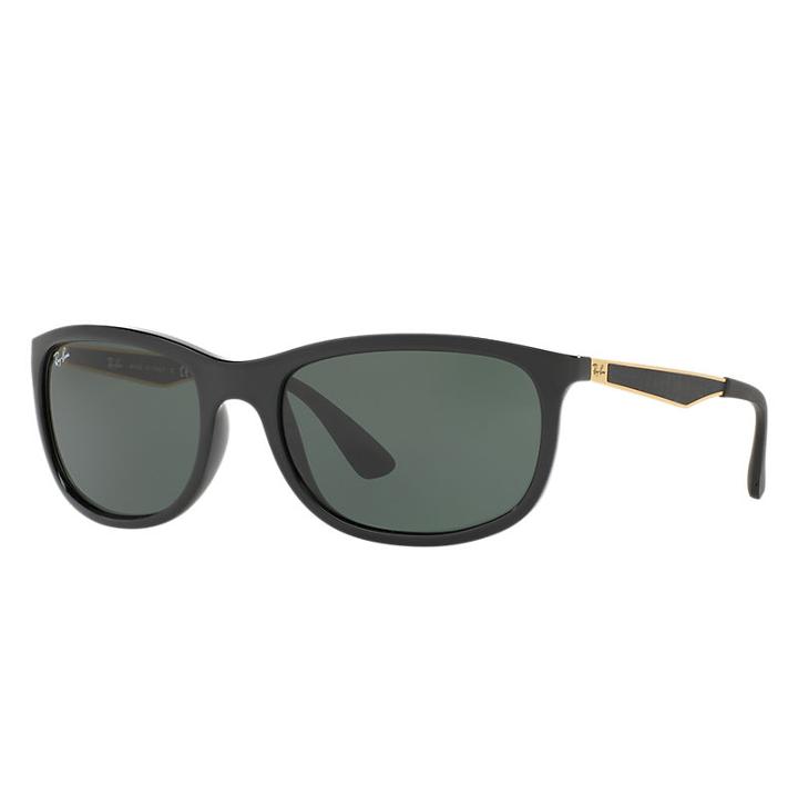 Ray-ban Black Sunglasses, Green Lenses - Rb4267